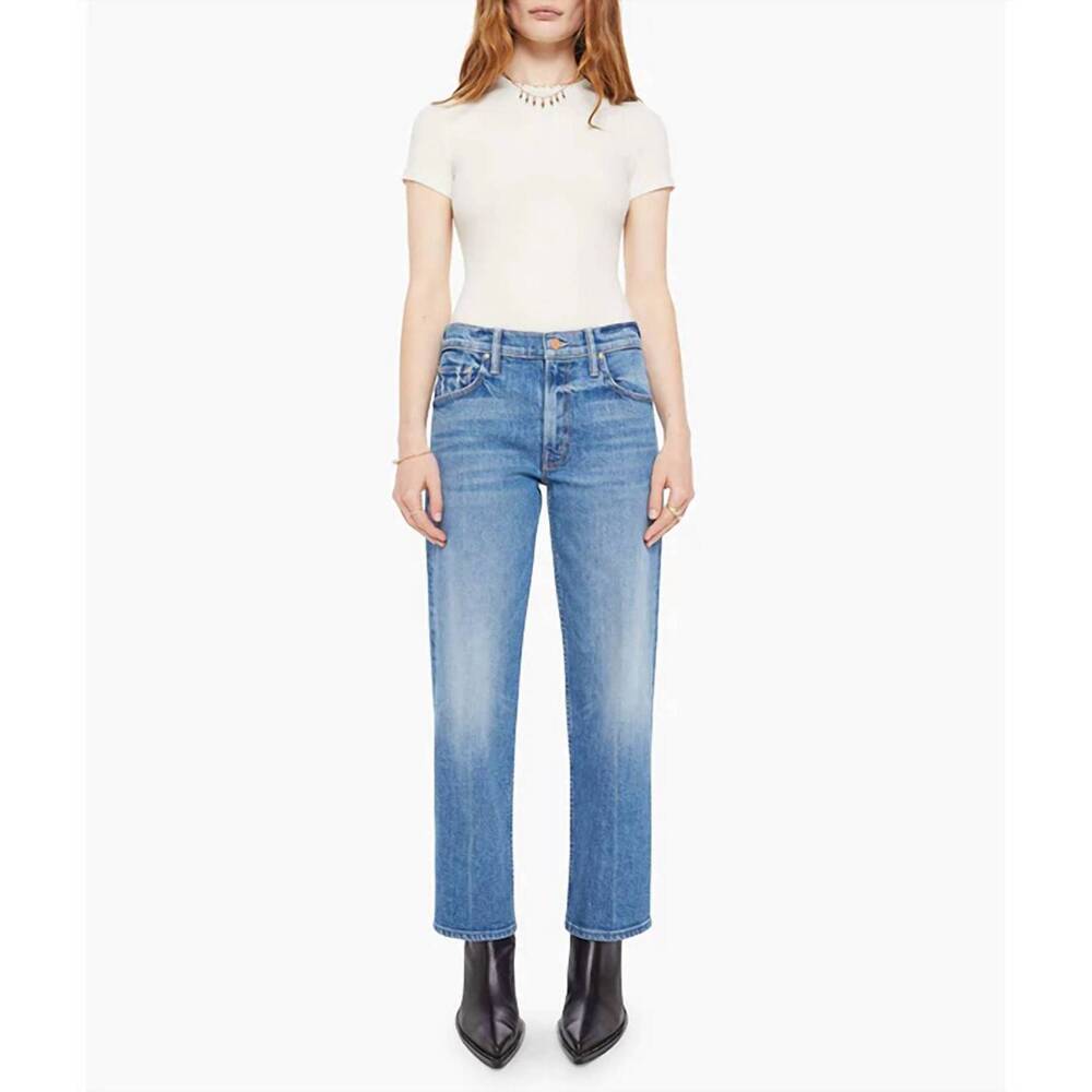 NEW MOTHER newbie ankle jeans in hokey pokey